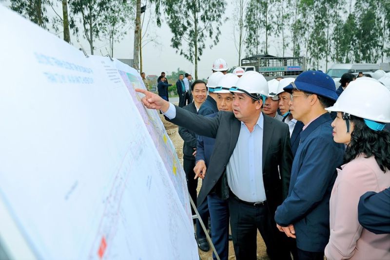 Dự án đường trục Bắc - Nam huyện Thanh Miện (giai đoạn 1) giải ngân vốn đạt 83% 